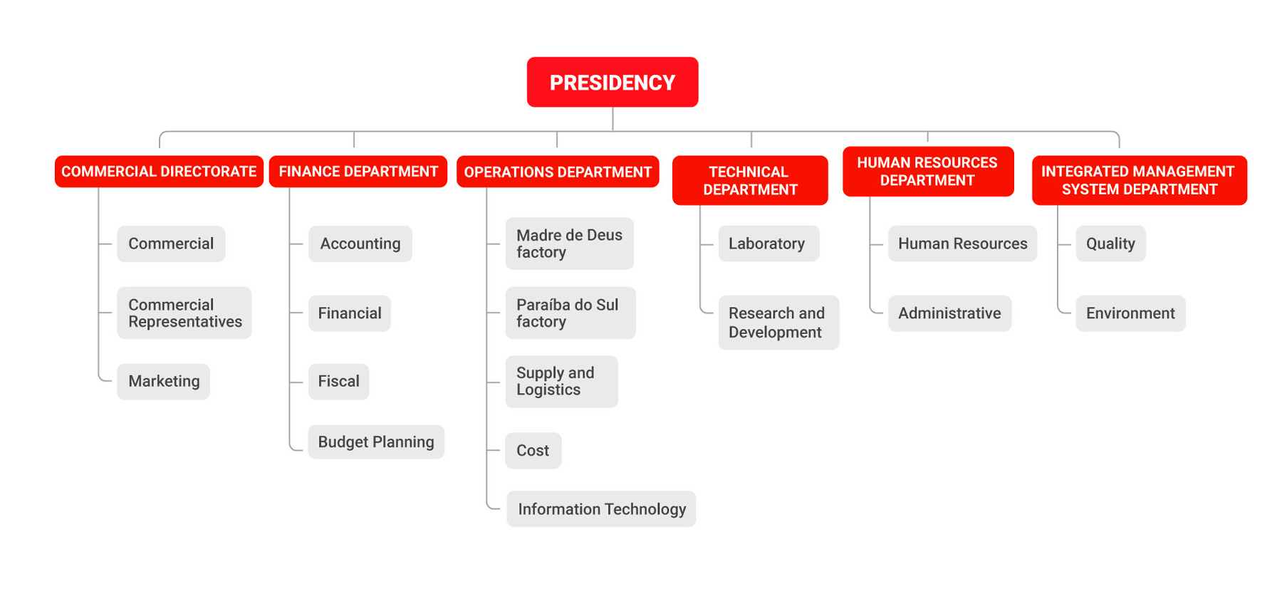 ORGANIZATIONAL STRUCTURE GEQUIMICA DESKTOP